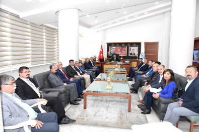 Başkan Gürkan, CHP Heyetini Kabul Etti