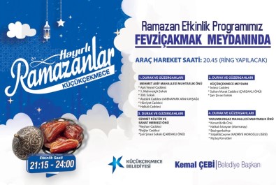 Küçükçekmece'de Renkli Ramazan Akşamları