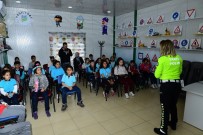 TRAFİK EĞİTİMİ - Minik Öğrencilere Trafik Eğitimi Verildi