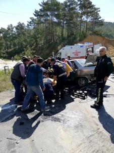 Muğla'da Kaza Açıklaması 2 Yaralı