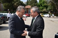 YUNUSEMRE - Vali Deniz'den Başkan Çerçi'ye 'Hayırlı Olsun' Ziyareti