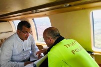 FAHRİ MÜFETTİŞ - Emniyet Genel Müdürü Uzunkaya, Trafik Tedbirlerini Havadan Denetledi