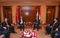 BARZANI - Bakan Çavuşoğlu, IKBY Başkanı Barzani İle Görüştü