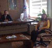 Kaymakam Güven'e İlk Ziyaret Başkan Tekin'den