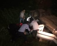 Malatya'da Otomobil Şarampole Yuvarlandı Açıklaması 1 Ölü, 3 Yaralı