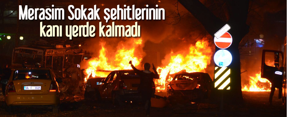 Merasim Sokak şehitlerinin kanı yerde kalmadı