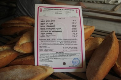 Samsun'da Ekmeğe Yüzde 25 Zam