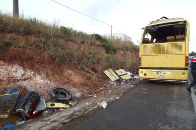 Bandırma'da Otobüs Kazası  Açıklaması 4 Ölü 42 Yaralı