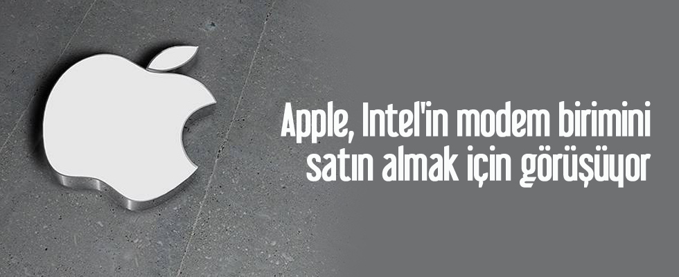 Apple, Intel'in modem birimini satın almak için görüşüyor
