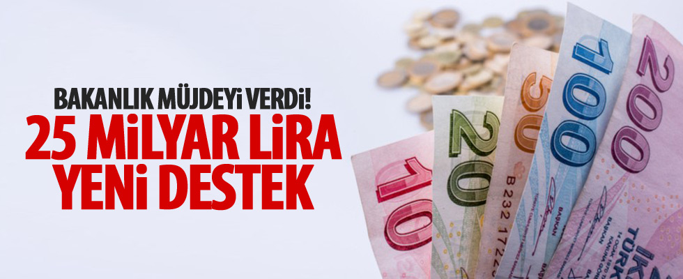 Bakanlıktan yeni destek paketi!