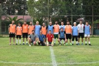 AHMET DENIZ - Manisalı Gazeteciler İle Kurum Müdürleri Yeşil Sahada Karşılaştı