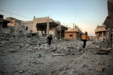 Suriye Ve Rus Jetleri El Mintar'ı Bombaladı Açıklaması 5 Sivil Öldü