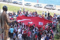TURGUT ÖZAKMAN - Atatürk Ve İstiklal Yolu Yürüyüşü, İnebolu'dan Başladı