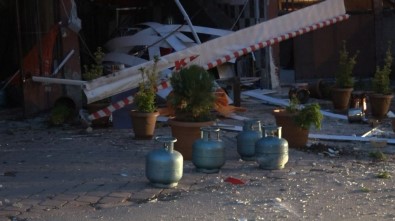 Mutfak Tüpü Gaz Sıkışması Sonucu Bomba Gibi Patladı