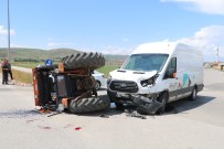 ALPARSLAN TÜRKEŞ - Traktörün Karıştığı Kazada 1 Kişi Yaralandı