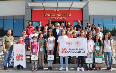 Biz Anadoluyuz Projesi Kapsamında Öğrenciler Bingöl'e Geldi