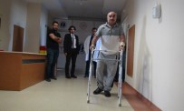 DENIZ AKBULUT - Yatalak Hasta, Başarılı Ameliyat Sonrası Yürümeye Başladı