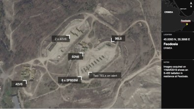 Rusya'nın Kırım'a Yerleştirdiği S-400 Bataryalarının Görüntüleri Ortaya Çıktı