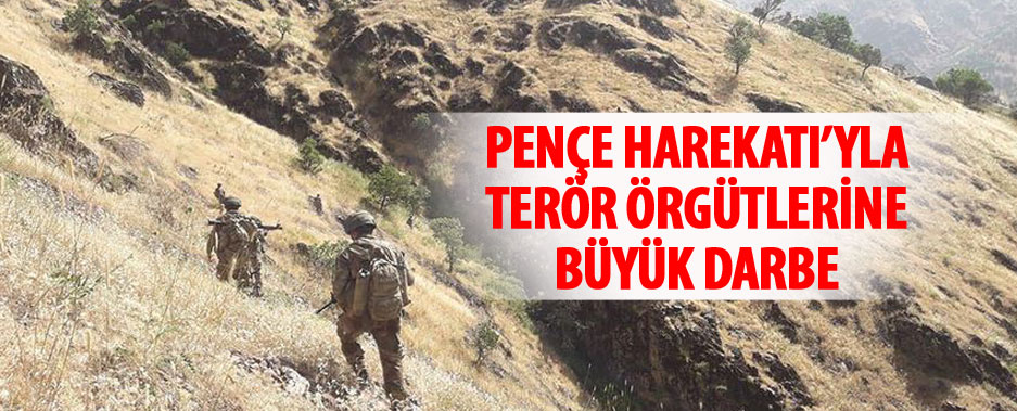 Hakurk'a Pençe Harekatı'yla terör örgütlerine büyük darbe