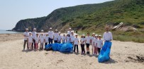 KARABIGA - İlkokul Öğrencilerinden Sahil Temizliği
