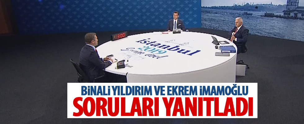 Yıldırım-İmamoğlu soruları yanıtladı