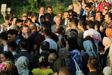 Cumhurbaşkanı Erdoğan Nakkaştepe Millet Bahçesi'ni Gezdi