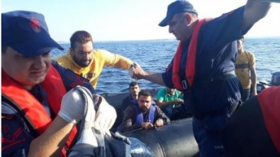 Edirne'de, Lastik Botta 37 Düzensiz Göçmen Yakalandı