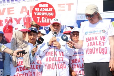 Emek Ve Adalet Yürüyüşü Yedinci Gününde