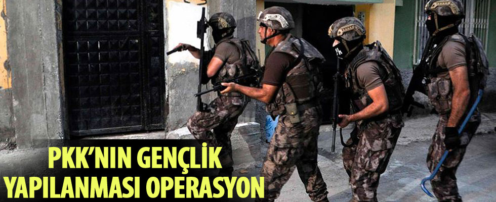 Adana merkezli 4 ilde PKK'nın gençlik yapılanmasına operasyon: 30 gözaltı