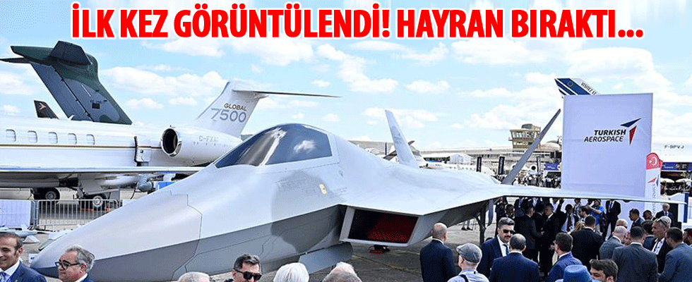 'Milli Muharip Uçağı' Fransa'da görücüye çıktı
