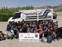Siirt'te 40 Düzensiz Göçmen Yakalandı Haberi