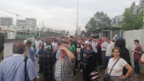 RAYLI SİSTEM - Bursa'da Metroya Yıldırım Düştü