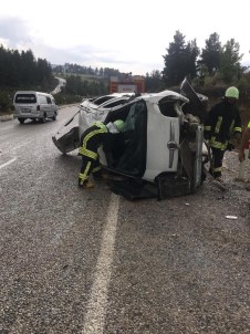 Denizli'de Trafik Kazası Açıklaması 6 Yaralı