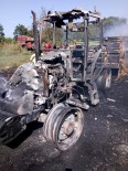 BALıKLıÇEŞME - Saman Yüklü Traktör Yandı