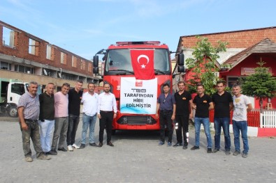 Türkeli'ye Yeni İtfaiye Aracı