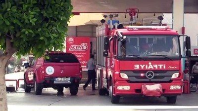 Alanya'da Akaryakıt İstasyonunda Patlama