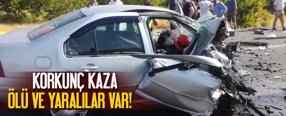 Korkunç kaza! Ölü ve yaralılar var