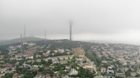 ÇAMLıCA TEPESI - İstanbul'da Yüksek Kesimlerde Etkili Olan Sis Havadan Görüntülendi