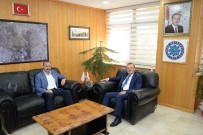 FUAT SEZGİN - Kırıkkale Üniversitesi Rektörü Aslan'dan BUÜ Rektörü Kılavuz'a Hayırlı Olsun Ziyareti