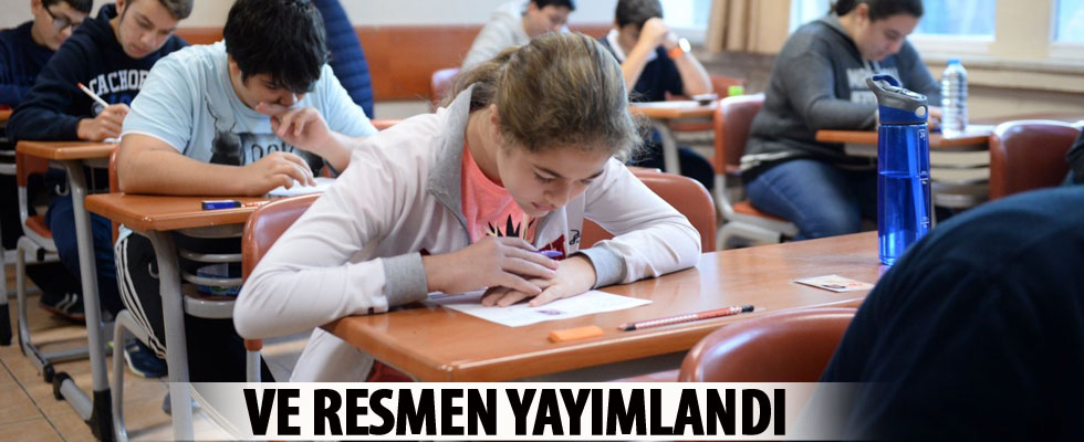 LGS soruları ve cevapları MEB tarafından yayımlandı