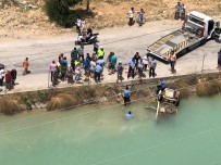 GAZİ MAHALLESİ - Otomobil Sulama Kanalına Uçtu