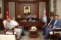 AHMET ŞENTÜRK - Şentürk, Vali Ali Hamza Pehlivan'ı Ziyaret Etti