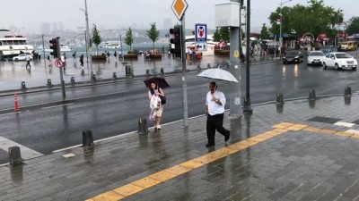 İstanbul'da Sağanak Yağış