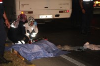 IŞIK İHLALİ - Kırmızı Işıkta Geçen Tur Otobüsü Motosiklet Sürücüsünü Ezdi Açıklaması 1 Ölü