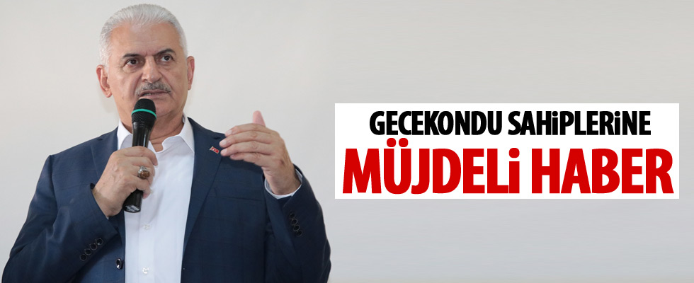 Binali Yıldırım'dan gecekondu sahiplerine müjde