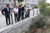 AĞAÇ KESİMİ - Burdur Belediye Başkanı Ercengiz, Yağıştan Zarar Gören Mahalleleri İnceledi