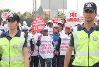 MAZLUM - Emek Ve Adalet Yürüyüşü'nde Sendikalılar CHP Genel Merkezi'ne Yaklaştı