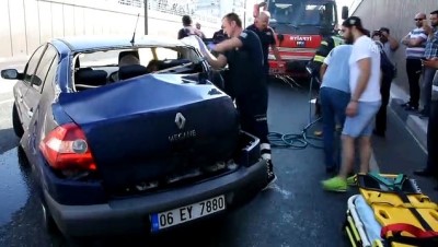 Manisa'da Trafik Kazası Açıklaması 5 Yaralı