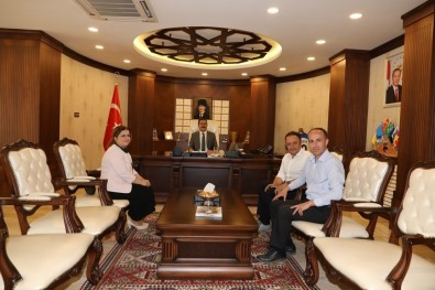 Başkan Özer Ve Hakimlerden Vali Akbıyık'a Ziyaret