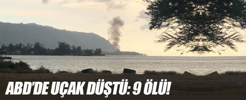 ABD'de uçak düştü: 9 ölü